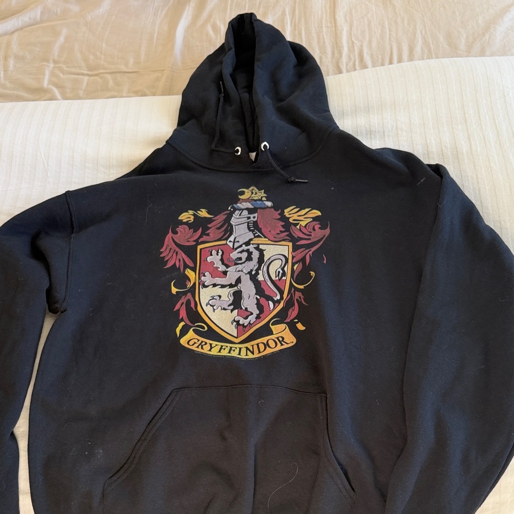 Warner Bros. Black Gryffindor Crest Hoodie